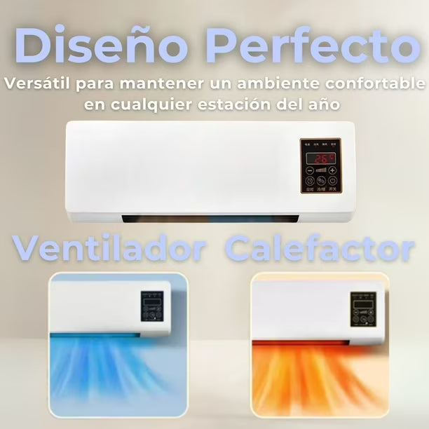 Calefactor Con Ventilador De Pared